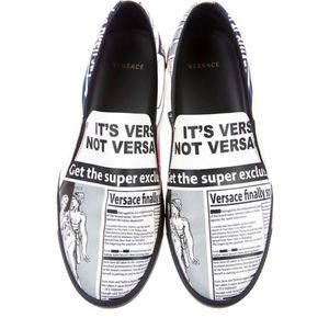 versace slip ons